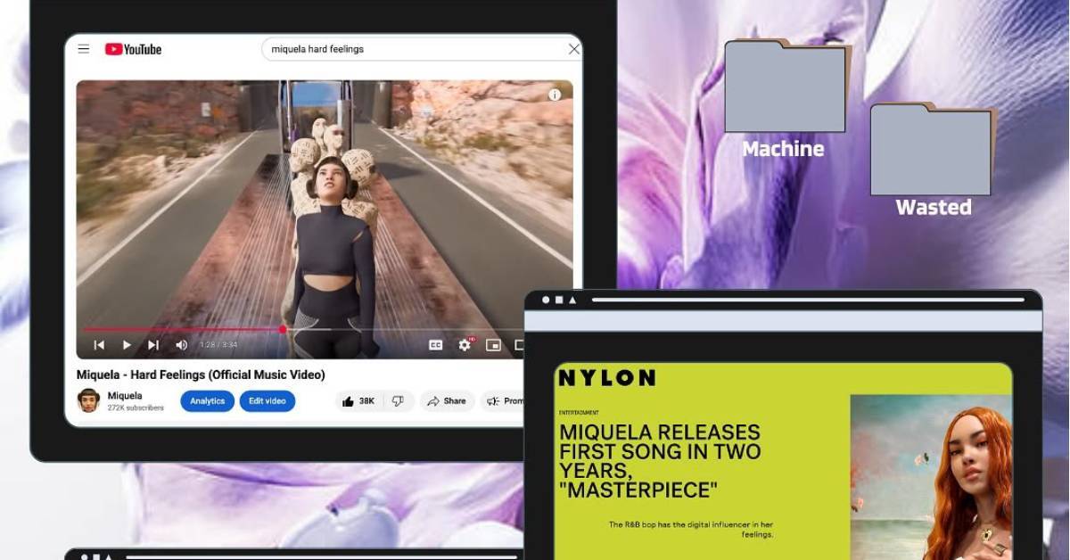 @lilmiquela instagram post as of August 2025, marking 8 years since her first song appeared