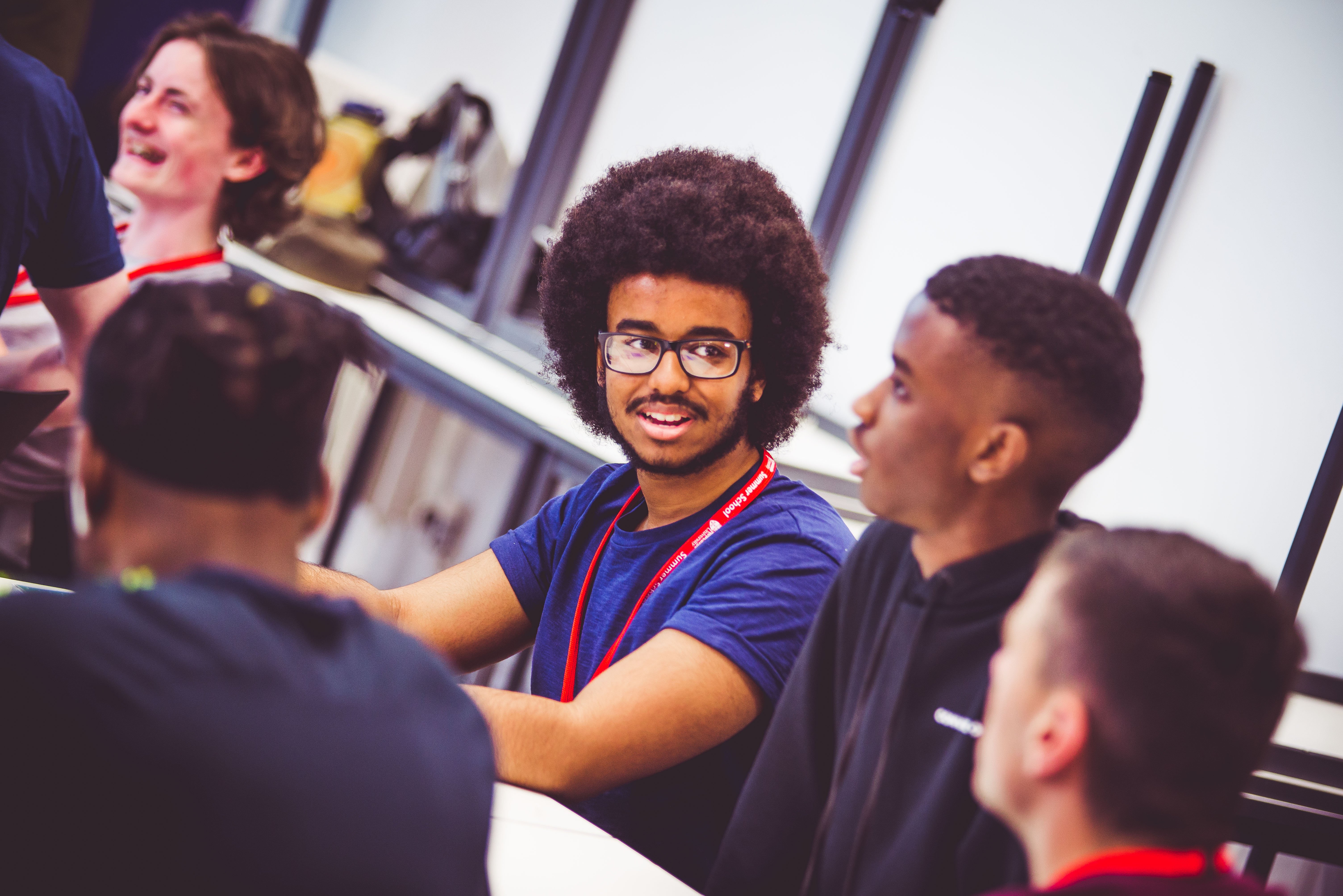 smiling student