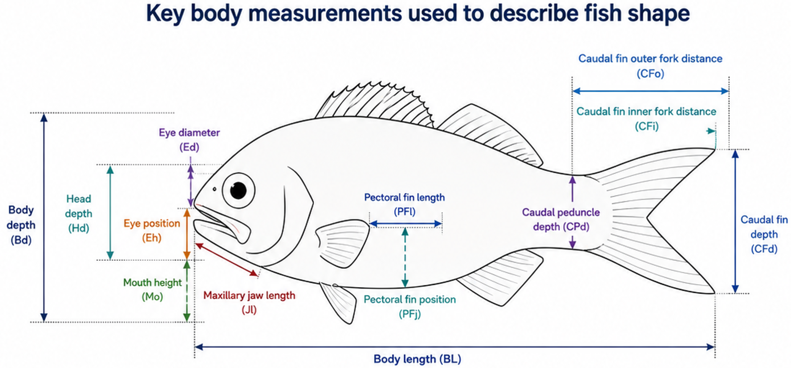 Figure fish measurements
