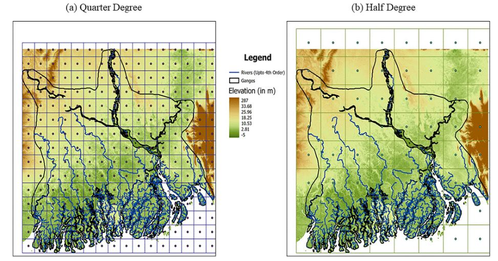 Figure 1. GMB Basin Blog showing complext orography of the basin