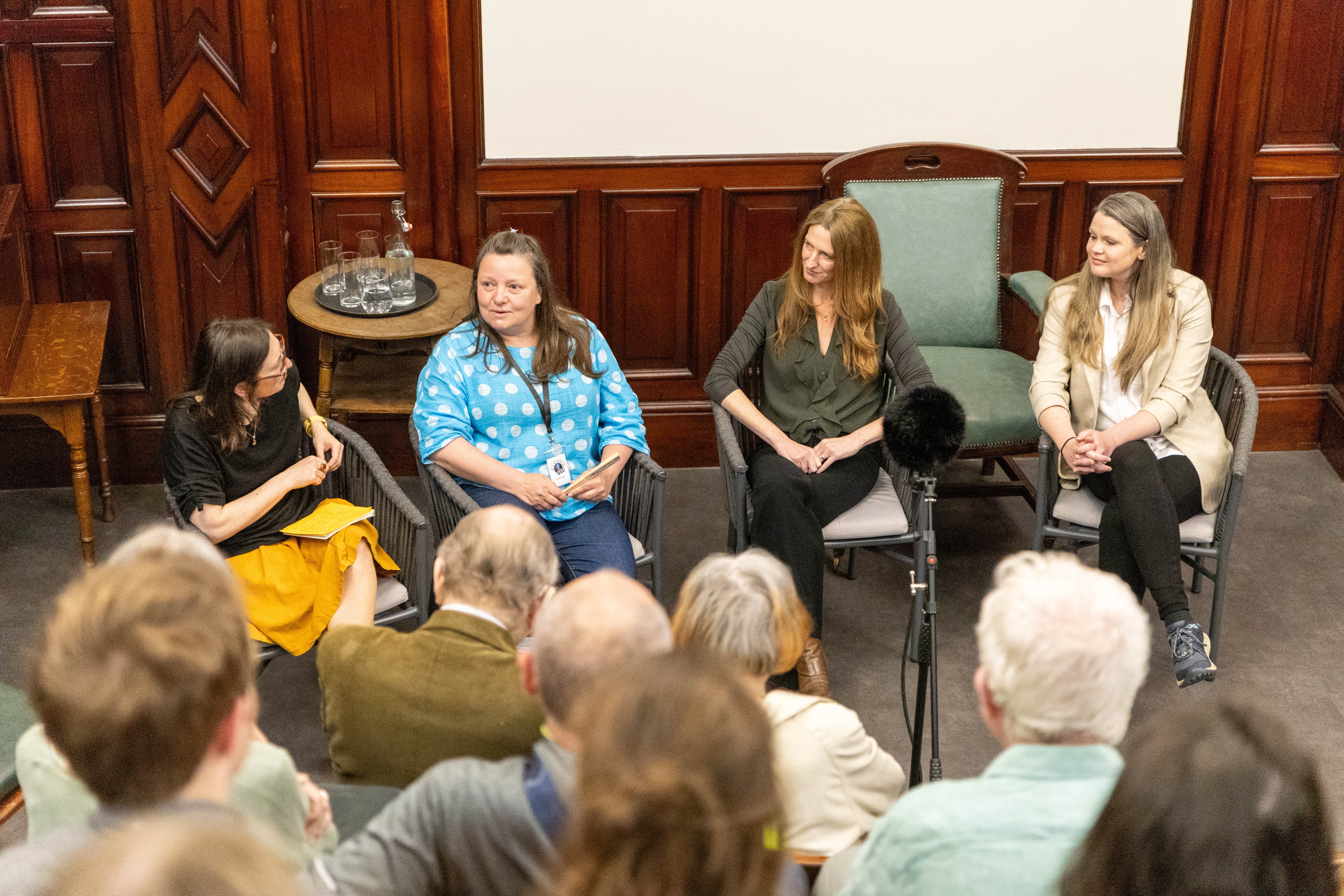 Corruption in the Spotlight. Cicero vs Verres. Trial. Discussion Panel (Marta Garcia Morcillo, Kirsten Luckins, Kathryn Tempest and Laura Hope) © Jason Thompson @Sound Ideas Media and ClassicsFest.