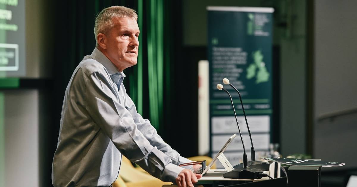 Professor Paul Watson speaking at NICD’s Impact, Legacy, Future event.