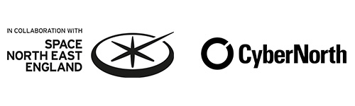 Space North East England (SNEE) and CyberNorth logos