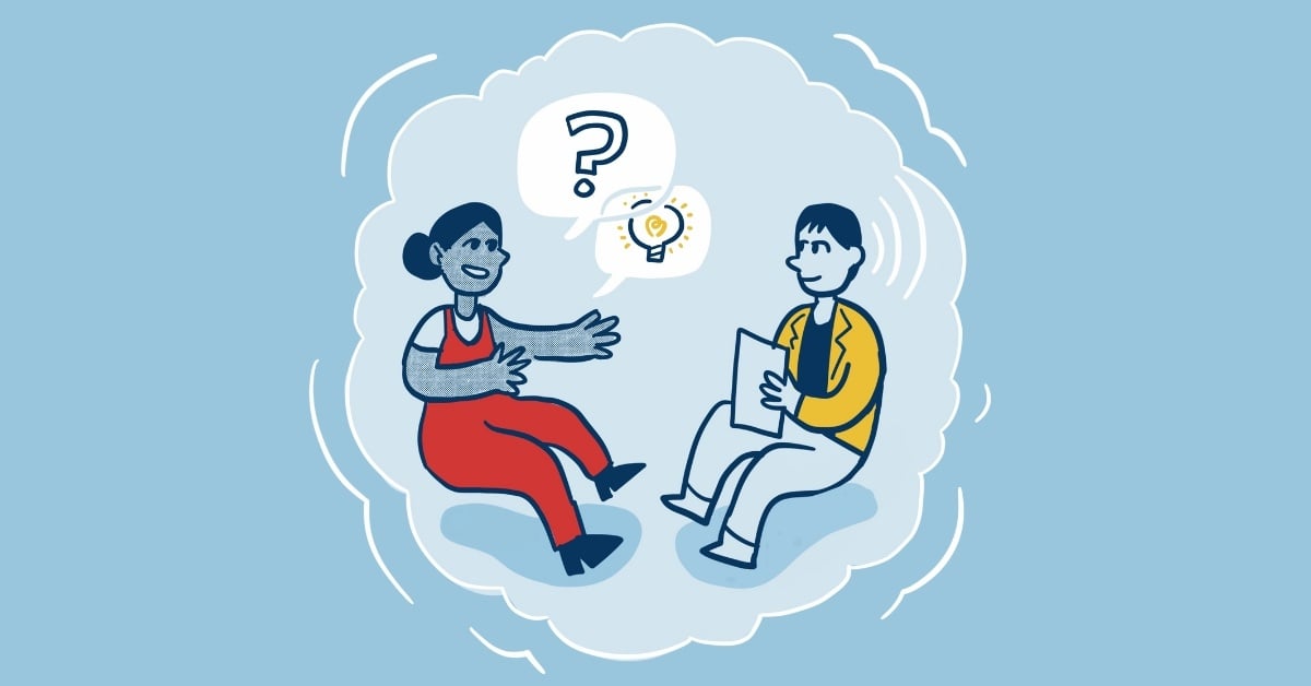 Illustration of a thinking partnership