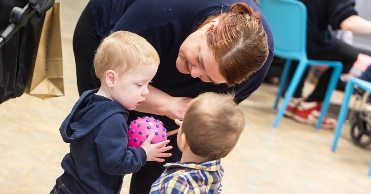 Children play during a SPACE pilot session
